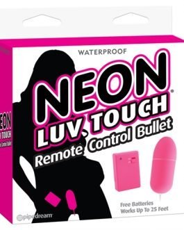 vibrador Neon Luv Touch Remote Control Bullet - Pink