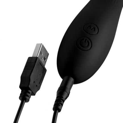 vibrador 7x Bendable Silicone Vibrator - Black